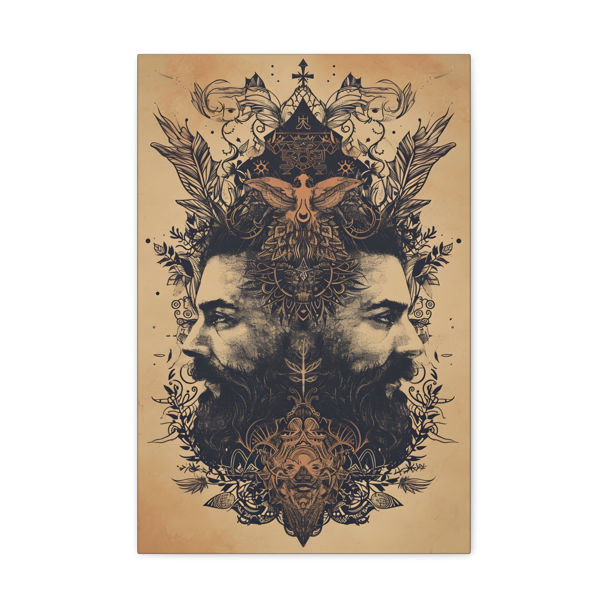 Dualing Duality Canvas Print