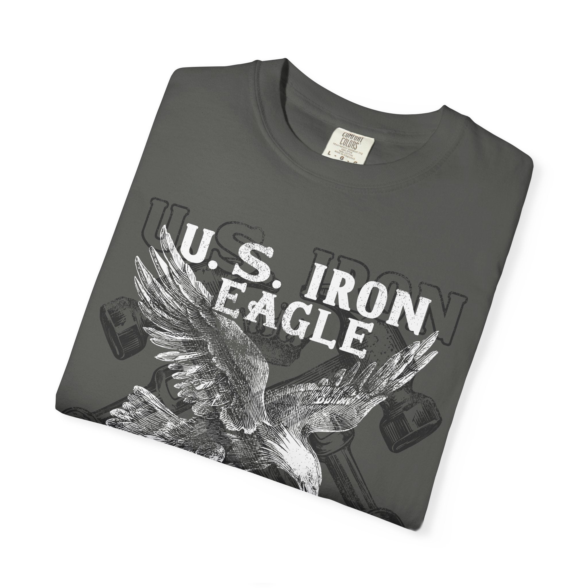 U.S. IRON EAGLE STEEL WORKERS Mens WUNDERLAND Short Sleeve Tee