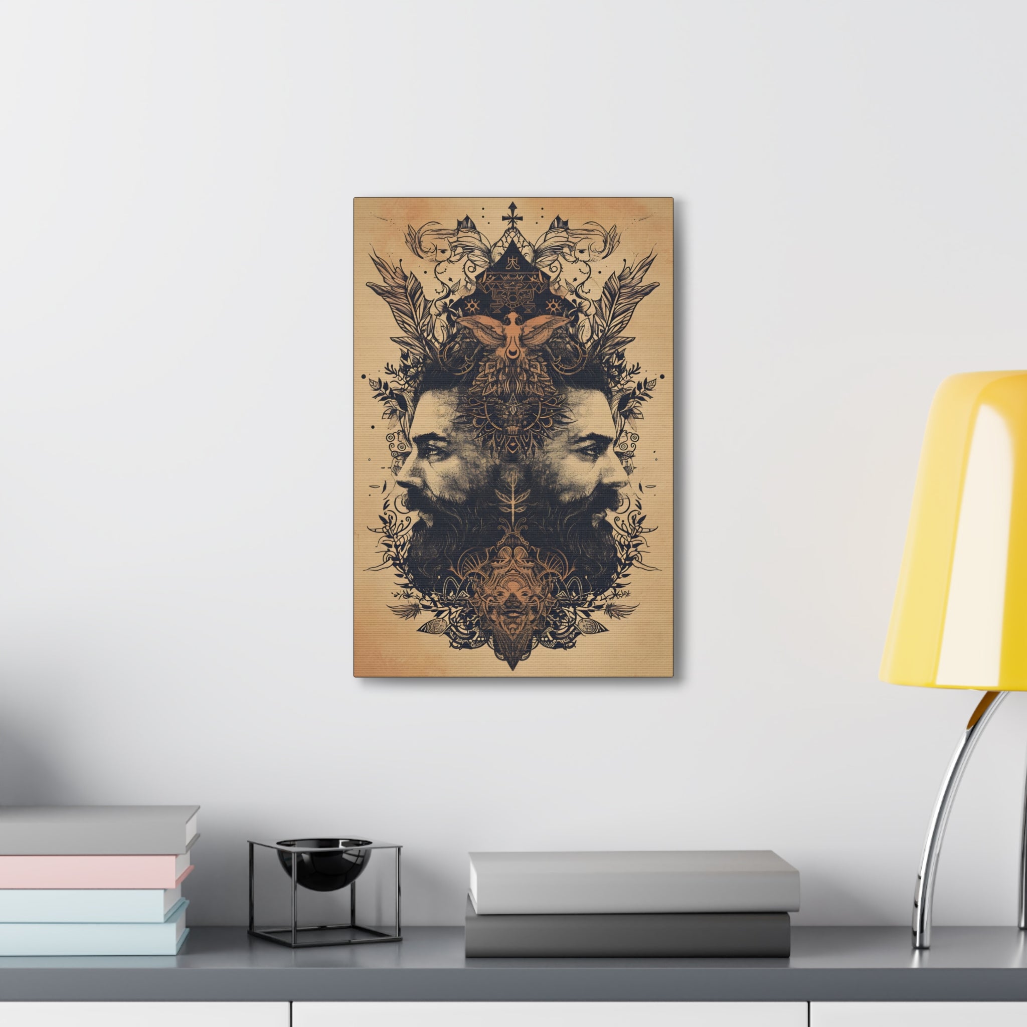 Dualing Duality Canvas Print