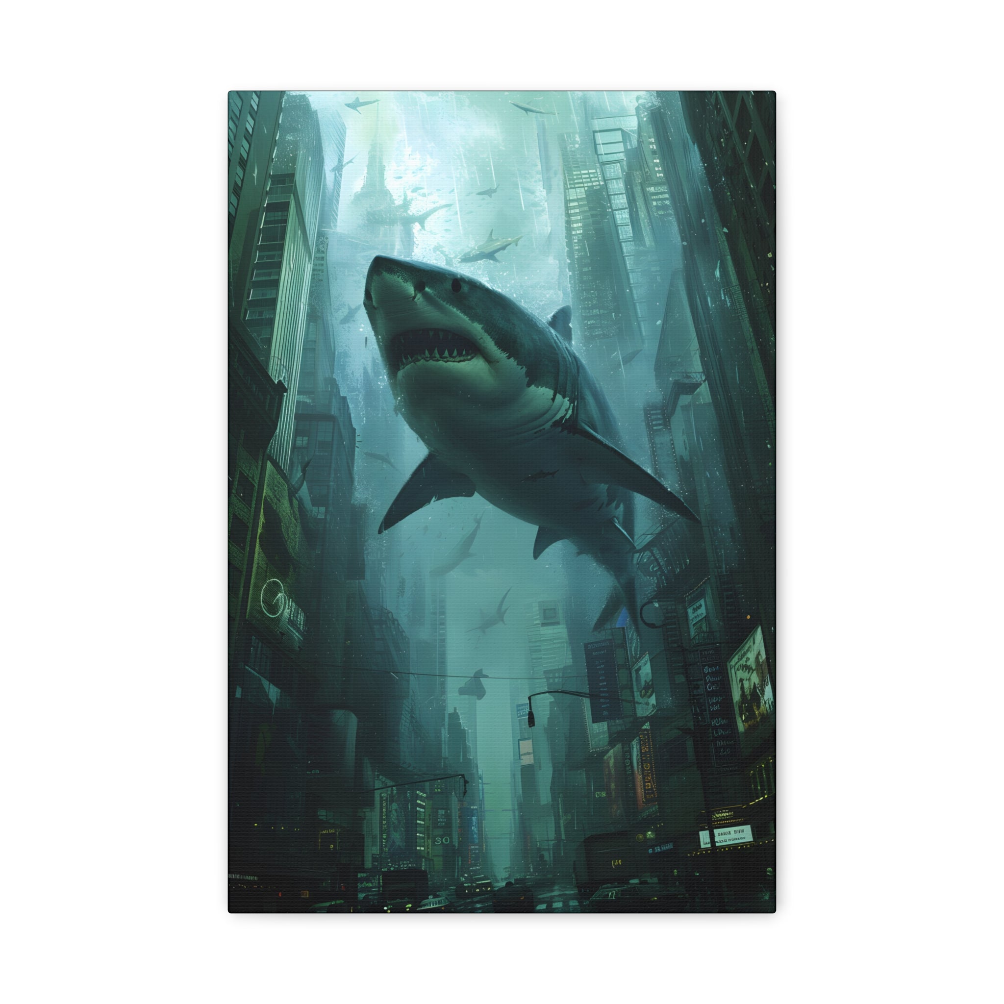 Shark Street Canvas Print