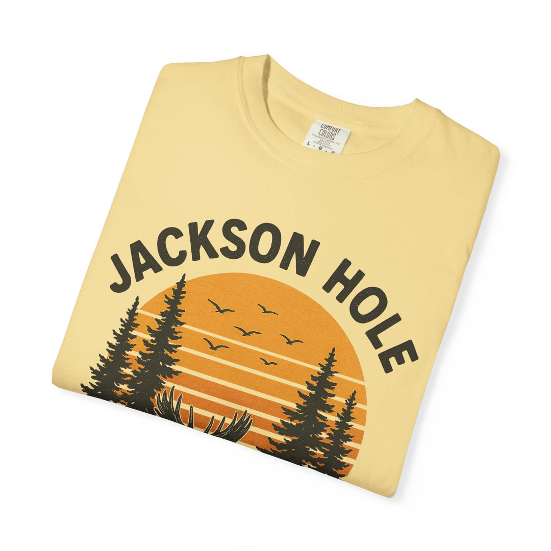JACKSON HOLE WYOMING DEERS Mens WUNDERLAND Short Sleeve Tee