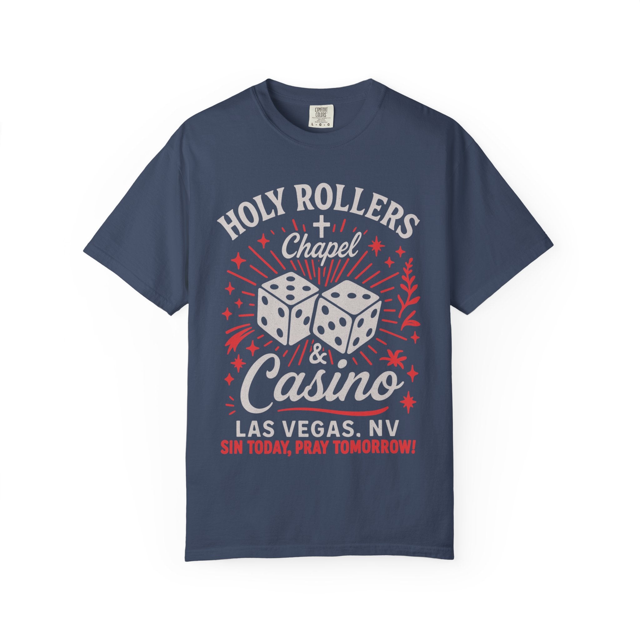 HOLY ROLLERS CASINO Mens WUNDERLAND Short Sleeve Tee