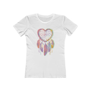 Heart Dreamcatcher Womens L'Atomique Graphic Boyfriend Short Sleeve tee