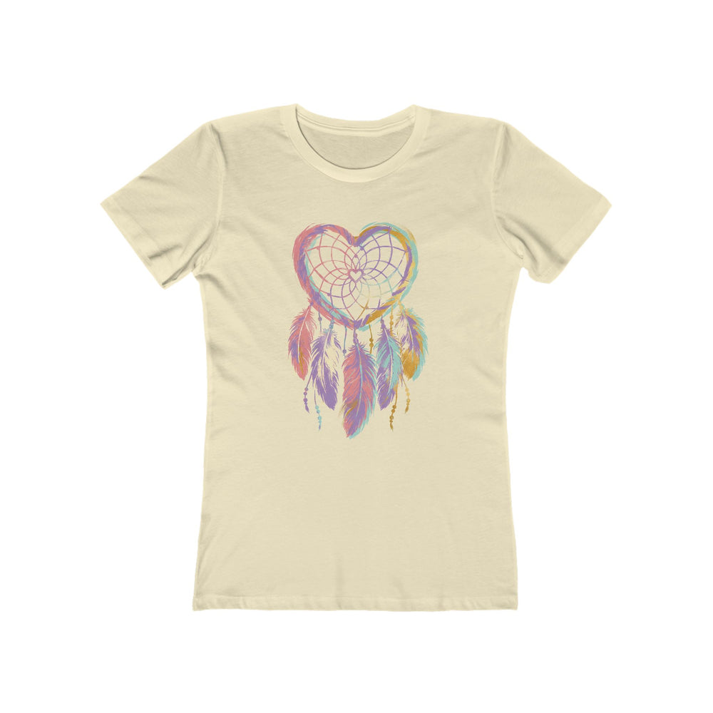 Heart Dreamcatcher Womens L'Atomique Graphic Boyfriend Short Sleeve tee