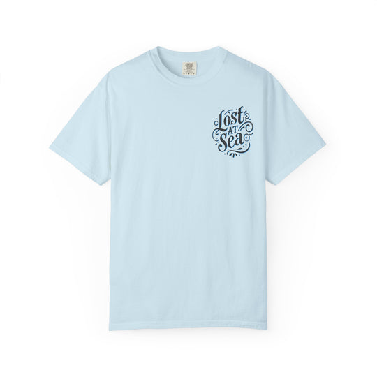 LOST AT SEA NAUTICAL COMPASS SKULLS Mens AQUA VIDA Short Sleeve Tee