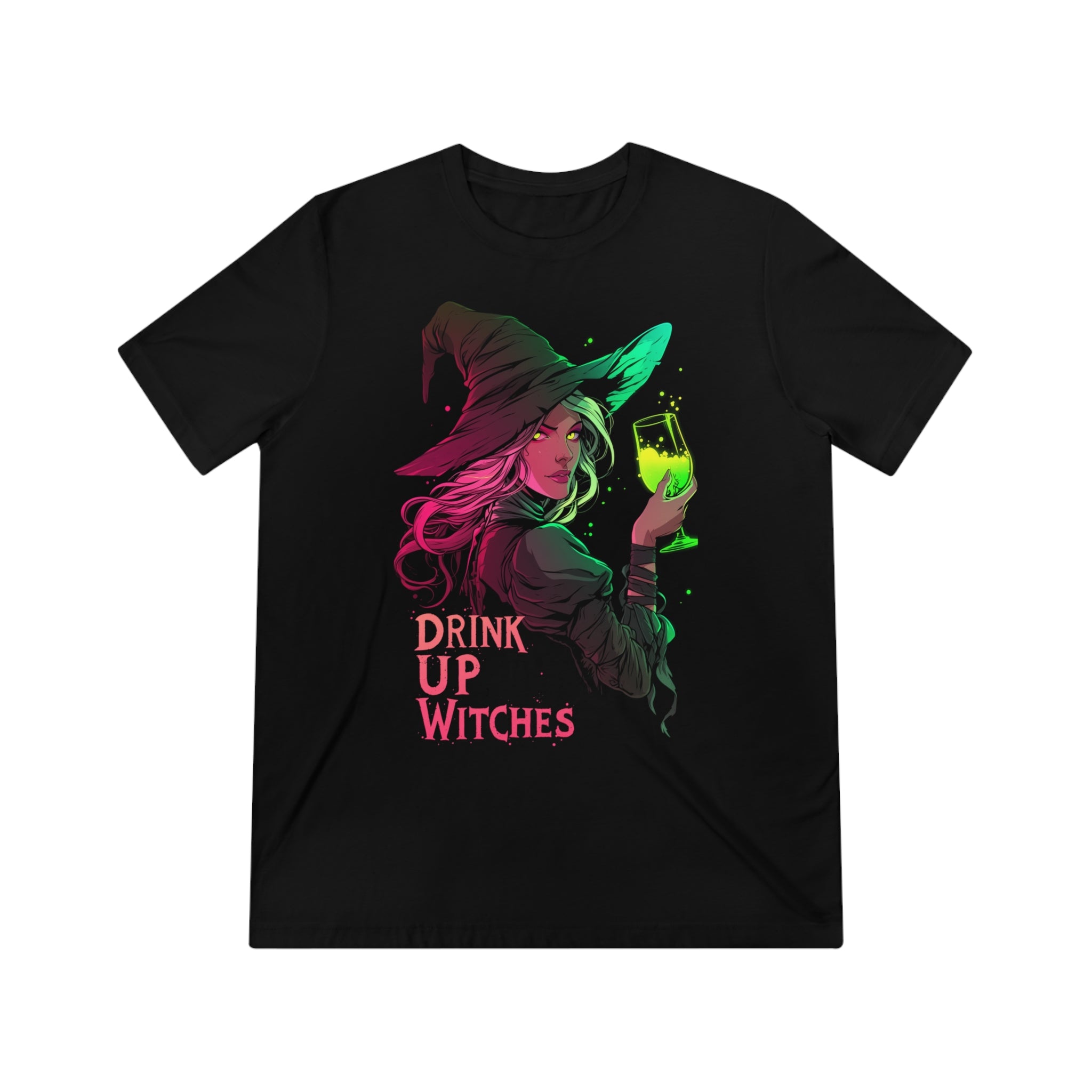 Drink Up Witches Womens Halloween Booteek Triblend Tee