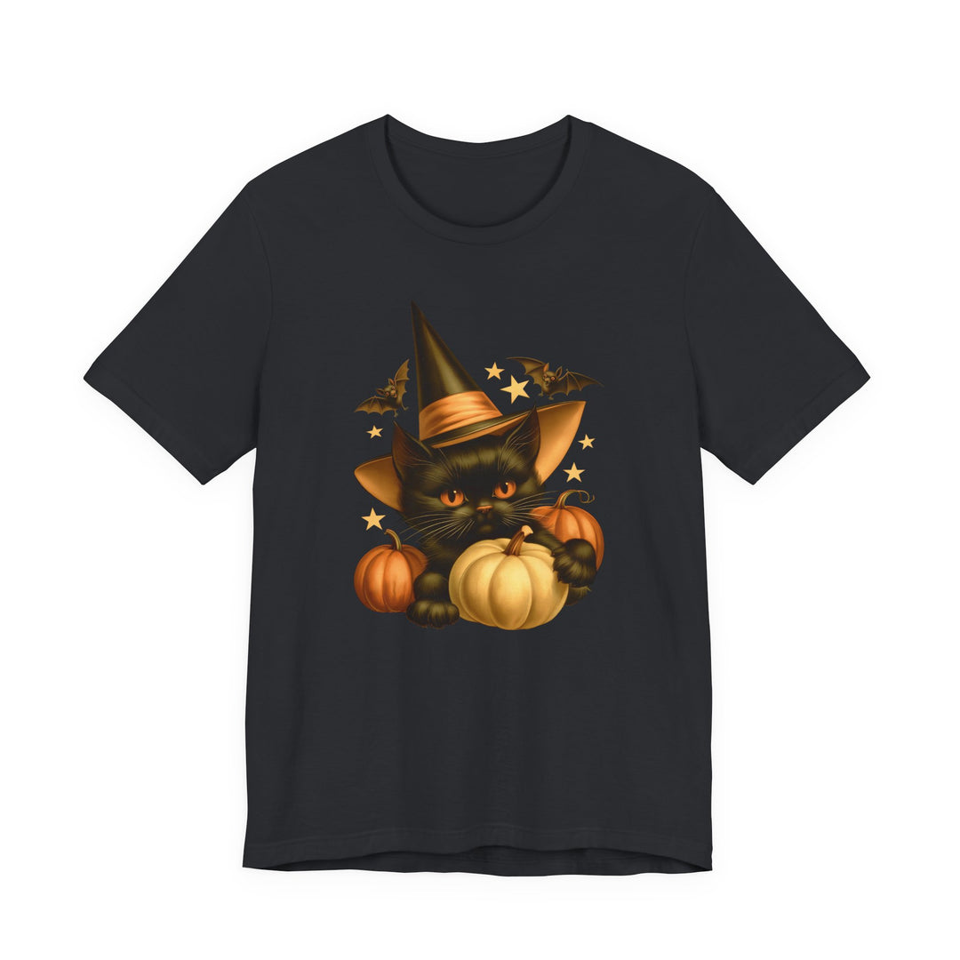 Vintage Witch Kitty Pumpkin Women&
