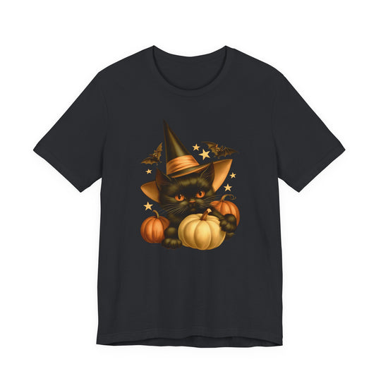 Vintage Witch Kitty Pumpkin Women&