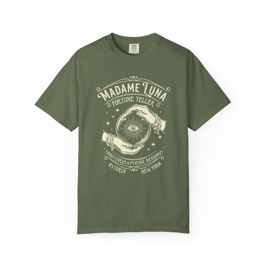 Madame Luna Fortune Teller Womens WUNDERLAND Backyard Dept Halloween Booteek Short Sleeve Tee