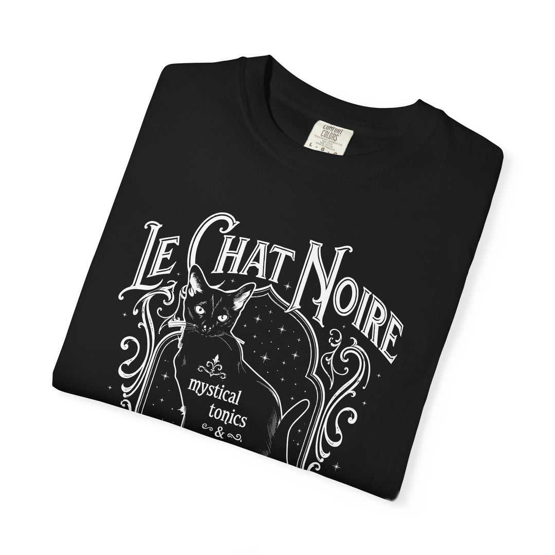 Le Chat Noire Apothecary Mystical Cures &amp; Elixirs Womens WUNDERLAND Halloween Booteek Short Sleeve Tee