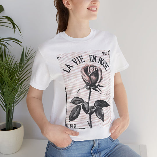 La Vie En Rose Vintage Womens L'Atomique Graphic Tee