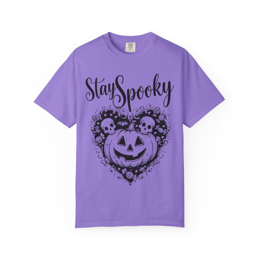 Stay Spooky Womens WUNDERLAND Backyard Dept Halloween Booteek Short Sleeve Tee