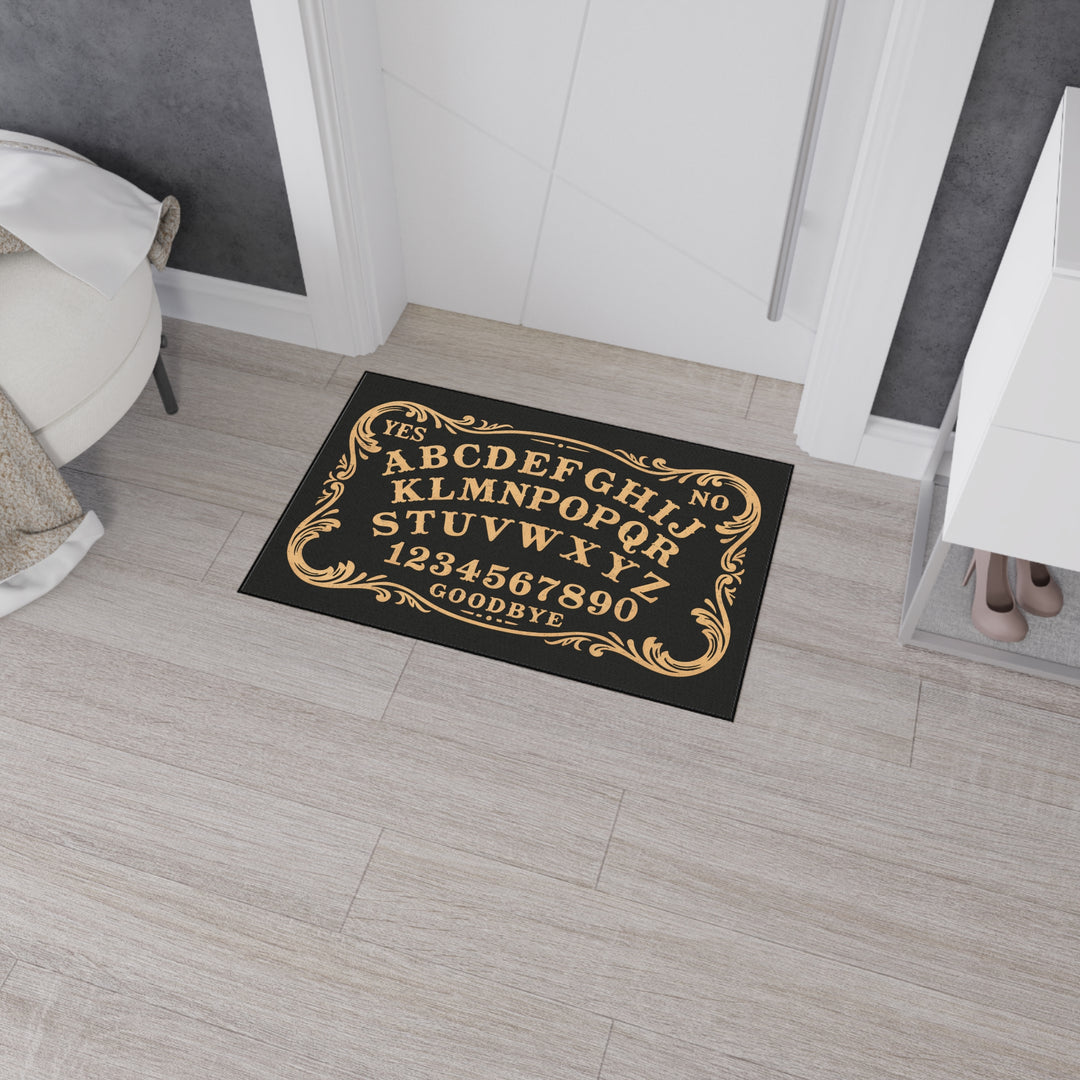 Vintage Ouija Spirit Board WUNDERLAND Halloween Booteek Heavy Duty Floor Mat Entry Rug