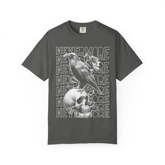 Nevermore Raven Skull Mens WUNDERLAND Halloween Booteek Short Sleeve Tee