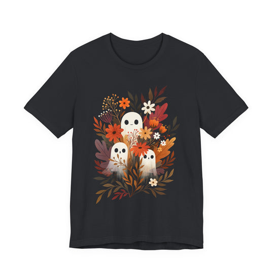 Autumn Ghosts Cute Fall Floral Women&