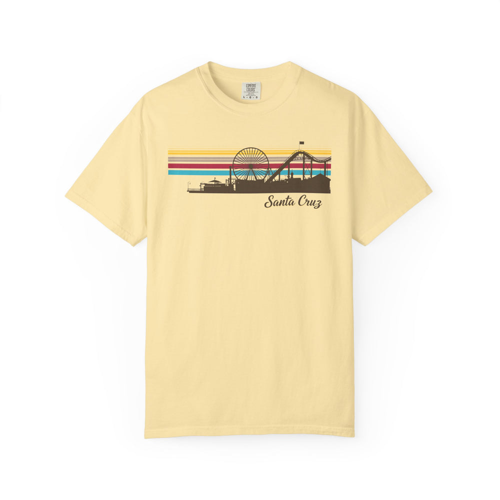 Santa Cruz Vintage Stripe Womens L'Atomique Relaxed Fit Comfort Colors Graphic Tee