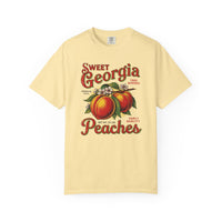 Sweet Georgia Peaches Womens L'Atomique Relaxed Fit Comfort Colors Graphic Tee