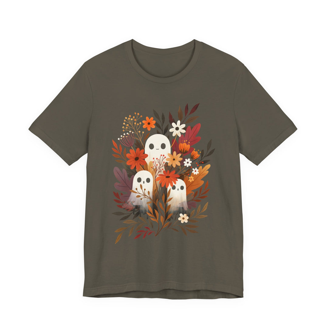 Autumn Ghosts Cute Fall Floral Women&