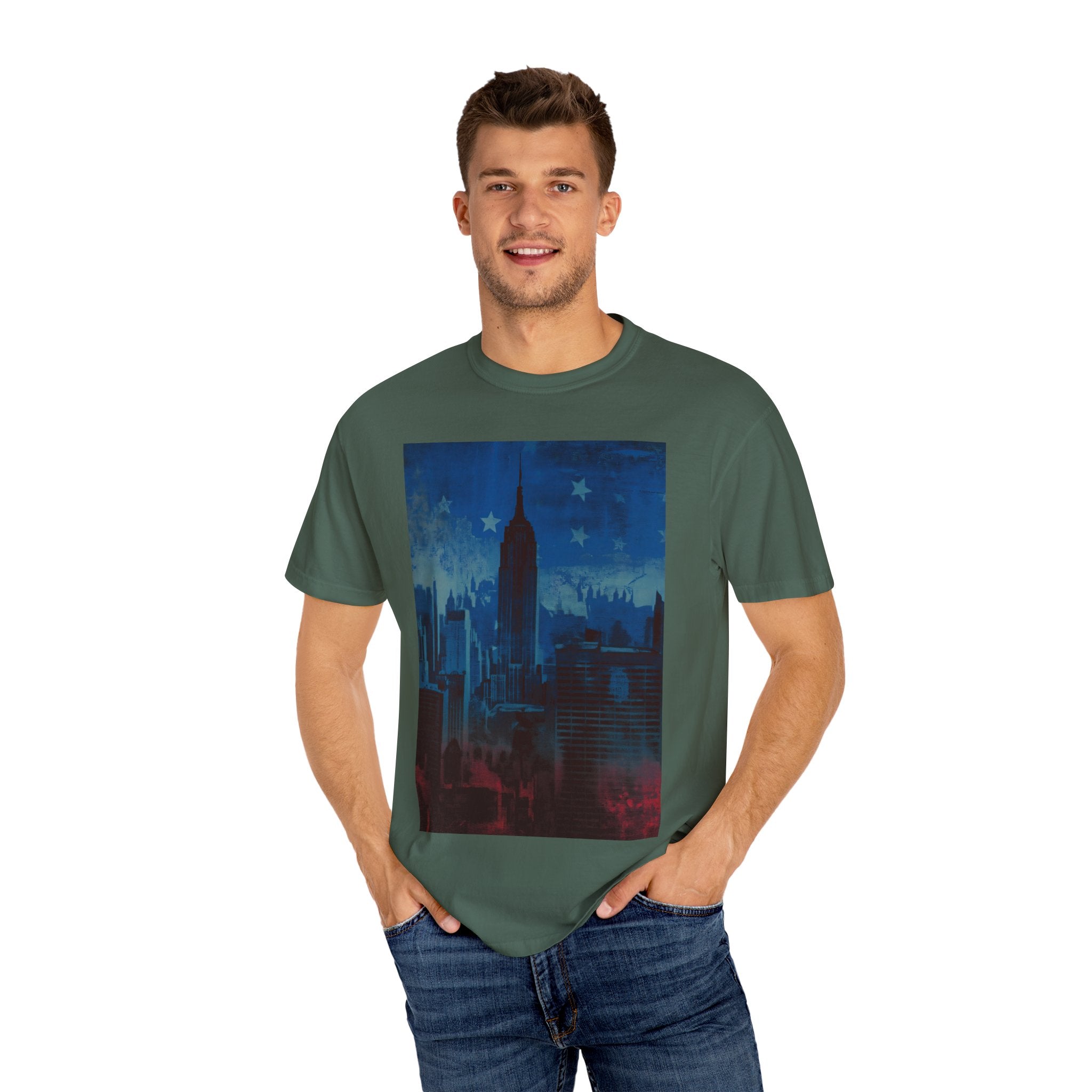 NYC USA Mens WUNDERLAND Short Sleeve Tee