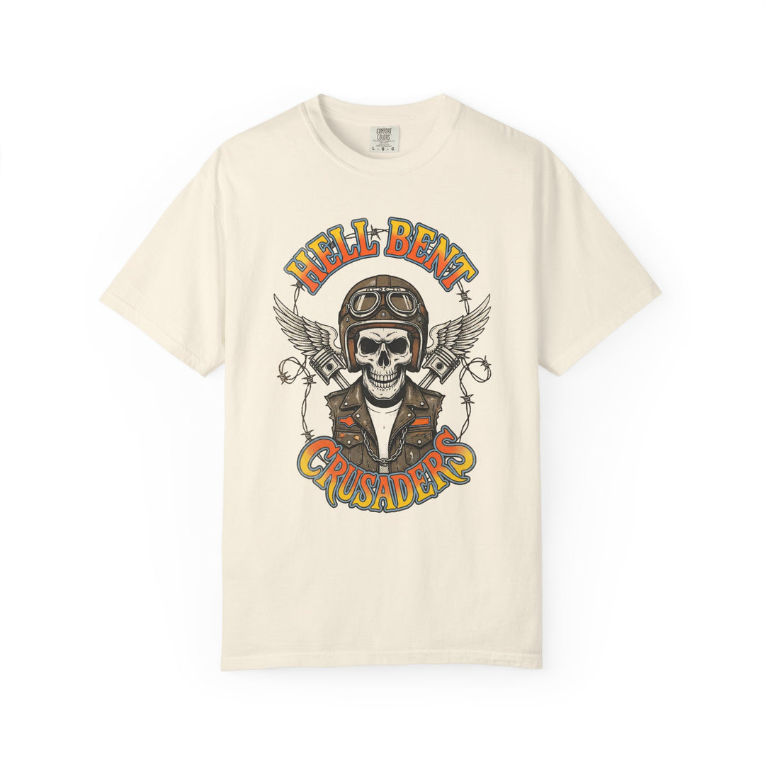 Hell Bent Crusaders MC Mens WUNDERLAND Heritage Short Sleeve Tee