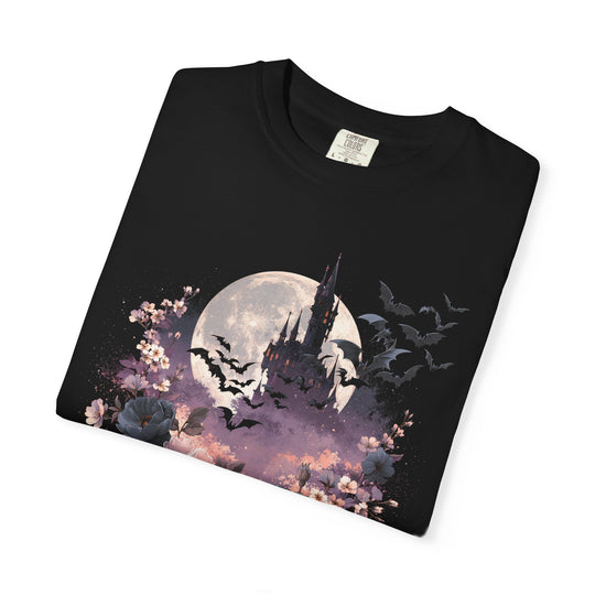Moonlit Haunted Castle &amp; Bats Floral Women&