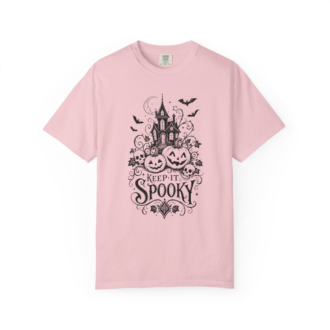 Keep It Spooky Haunted House Womens WUNDERLAND Halloween Booteek Short Sleeve Tee