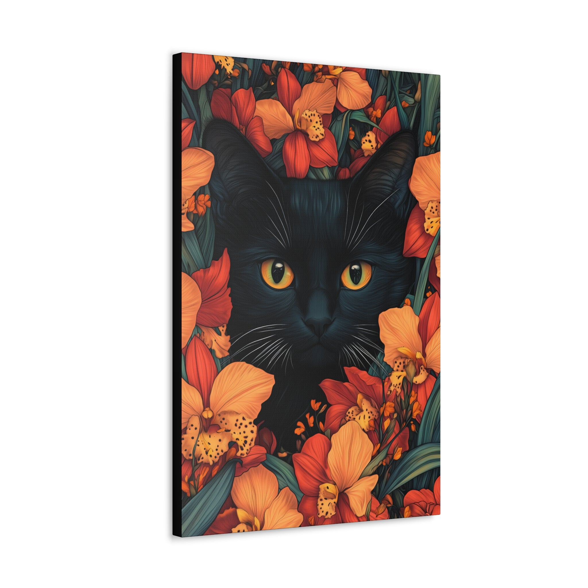 Purrfect Gaze Canvas Print