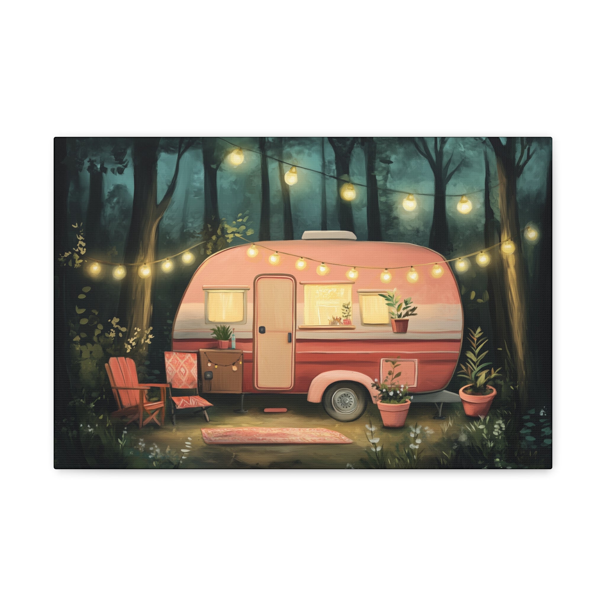 Home In Starlight Canvas Print