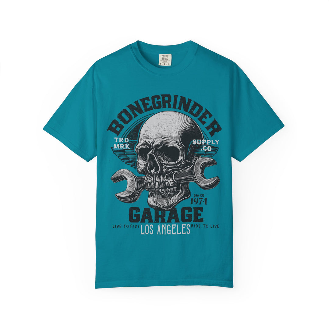 BONEGRINDER GARAGE Mens WUNDERLAND Short Sleeve Tee