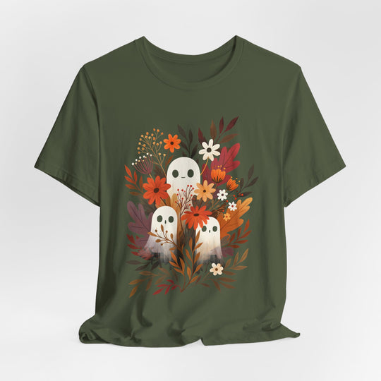 Autumn Ghosts Cute Fall Floral Women&