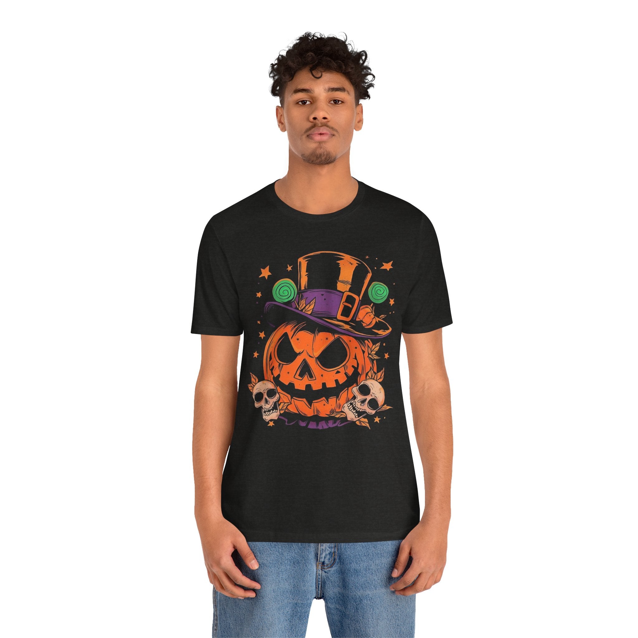 Swagger Jack O Lantern Mens Halloween Booteek Jersey Short Sleeve Tee