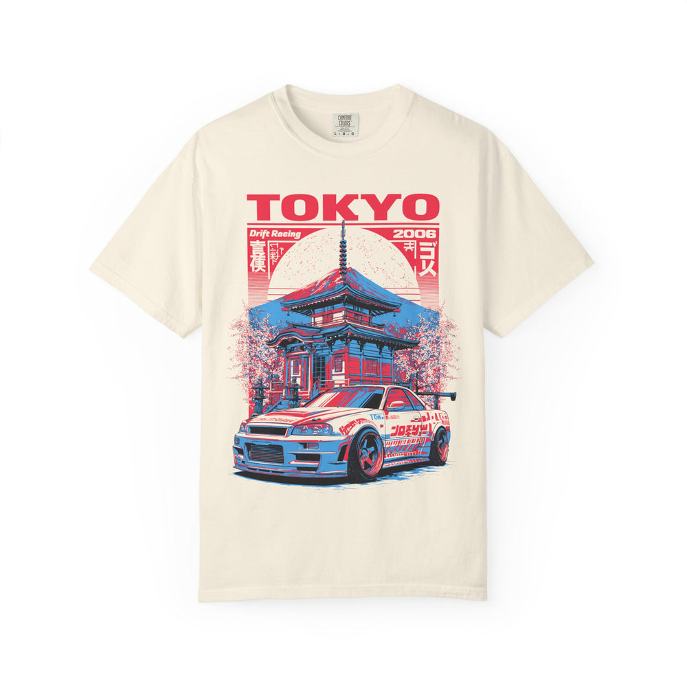 TOKYO Drift Racing Y2K Vintage Mens WUNDERLAND Vibes Short Sleeve Tee