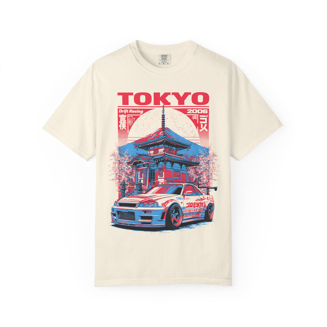 TOKYO Drift Racing Y2K Vintage Mens WUNDERLAND Vibes Short Sleeve Tee