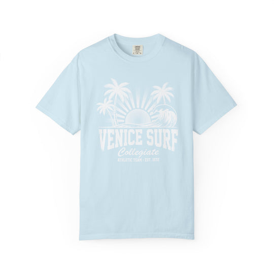 Venice Surf Sunset Beach Womens L'Atomique Relaxed Fit Comfort Colors Graphic Tee