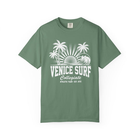 Venice Surf Sunset Beach Womens L'Atomique Relaxed Fit Comfort Colors Graphic Tee