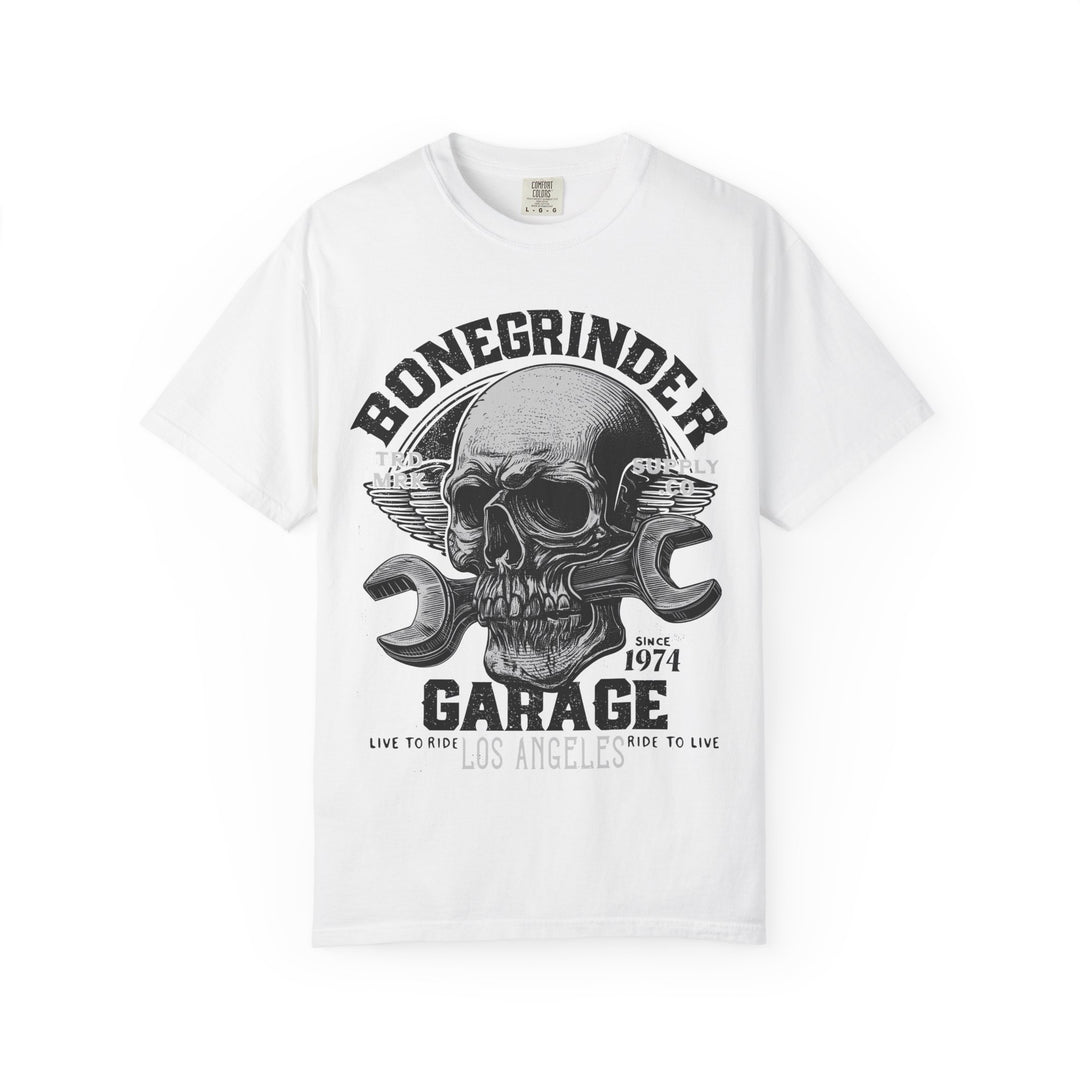 BONEGRINDER GARAGE Mens WUNDERLAND Short Sleeve Tee