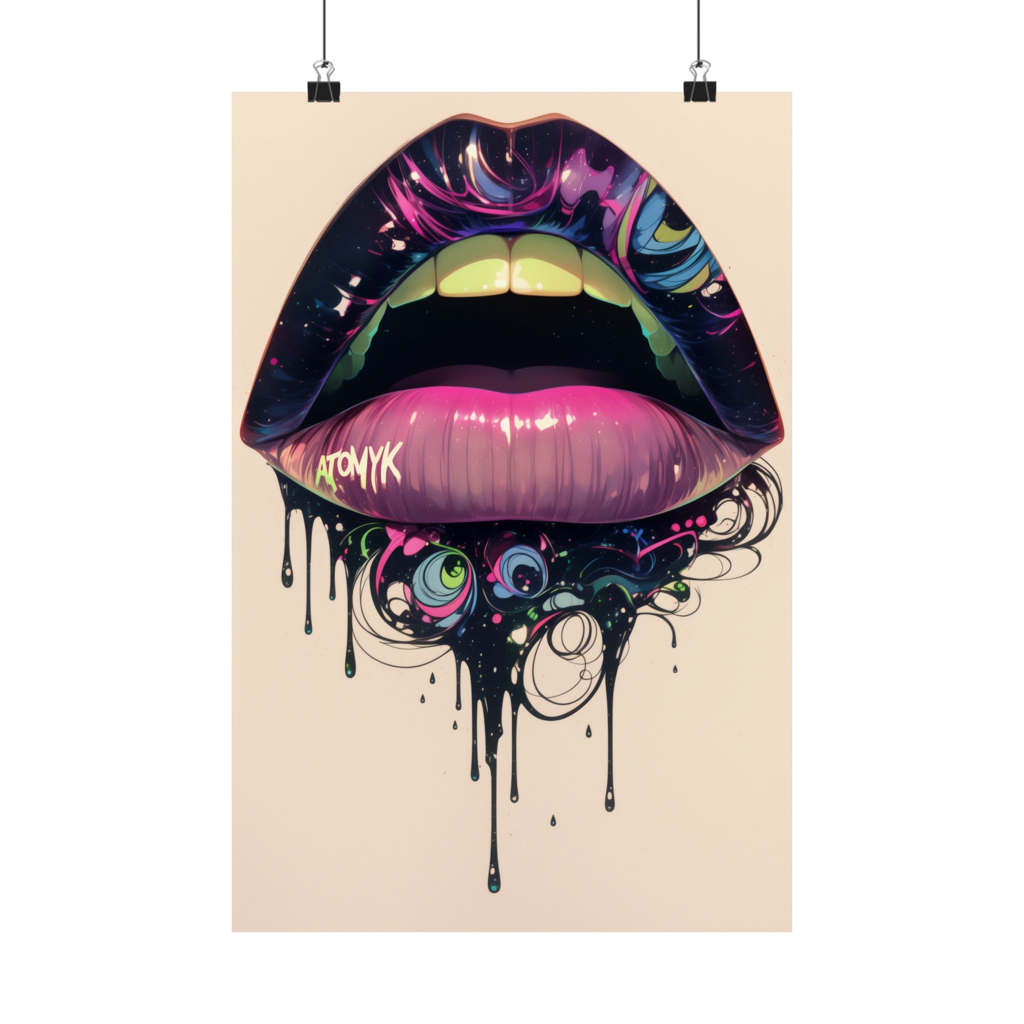 Psyko Delik Atomyk POP Premium Matte Vertical Poster