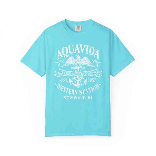 Western Station Mens AQUA VIDA Short Sleeve Tee