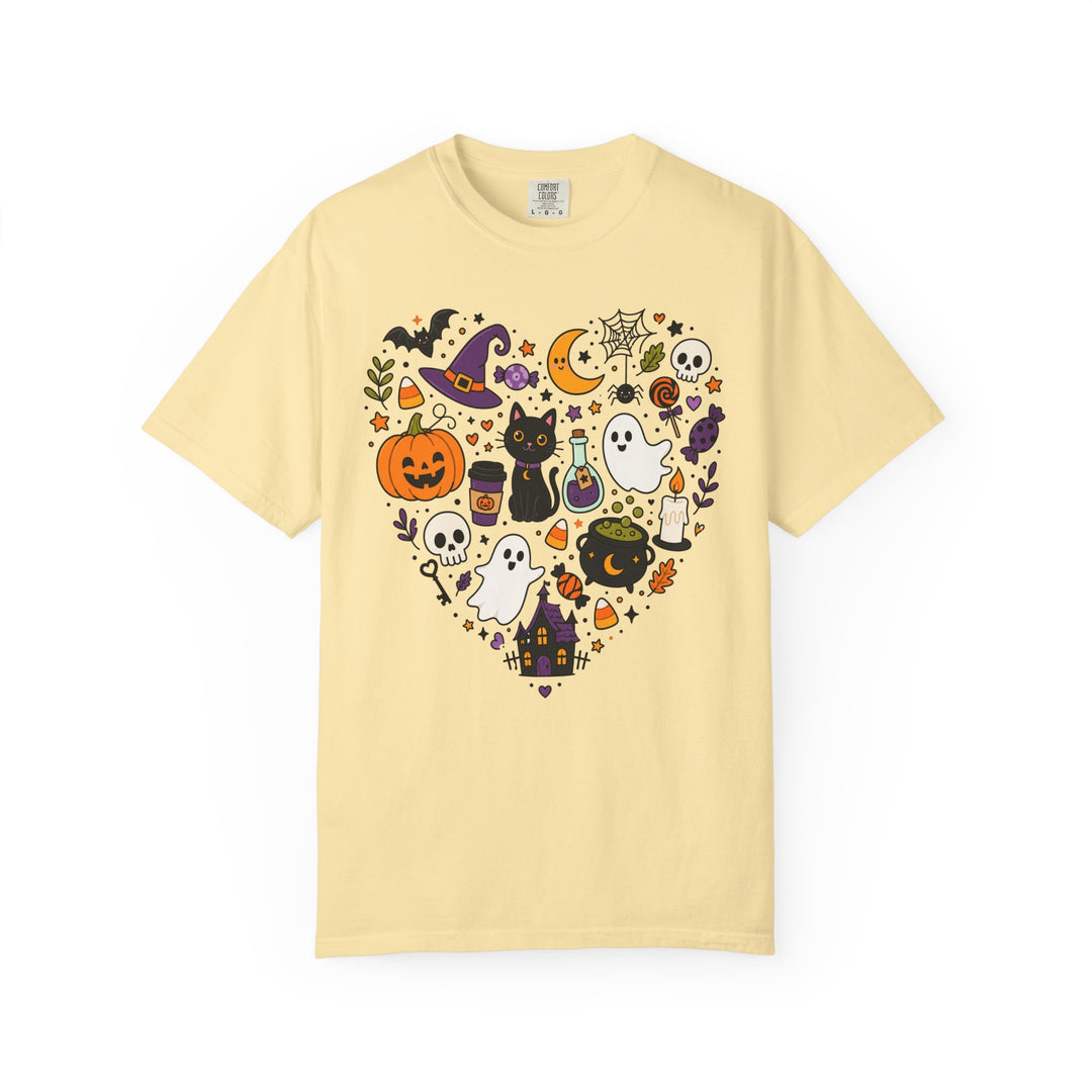 Halloween Heart Cute Spooky Icons Womens WUNDERLAND Halloween Booteek Short Sleeve Tee