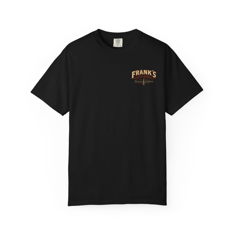 Frank's Auto Repair Vintage Frankenstein Men's Relaxed Fit Halloween Tee