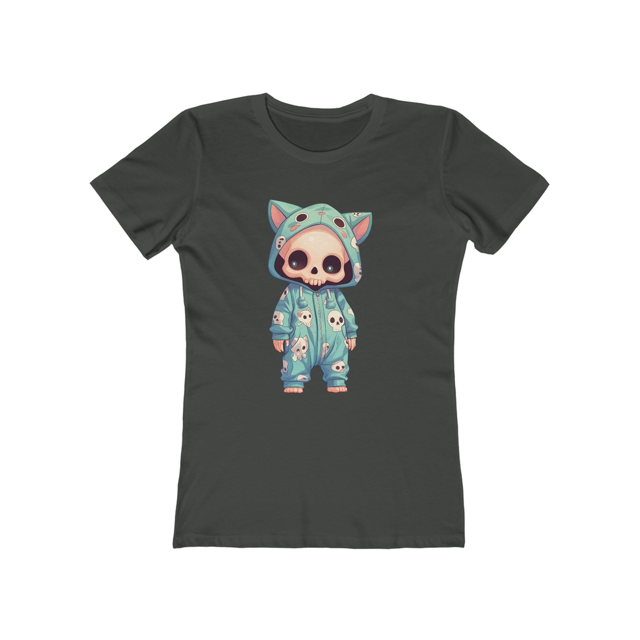 Blue Kitty Onesie Womens L'Atomique Graphic Tee