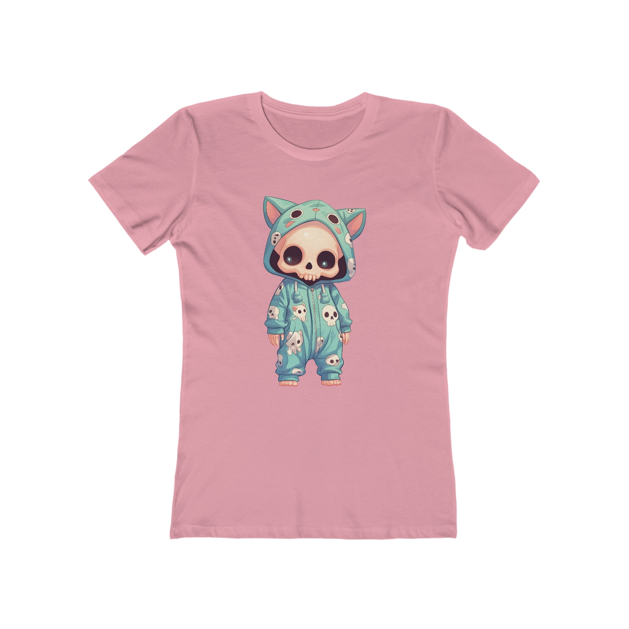 Blue Kitty Onesie Womens L'Atomique Graphic Tee