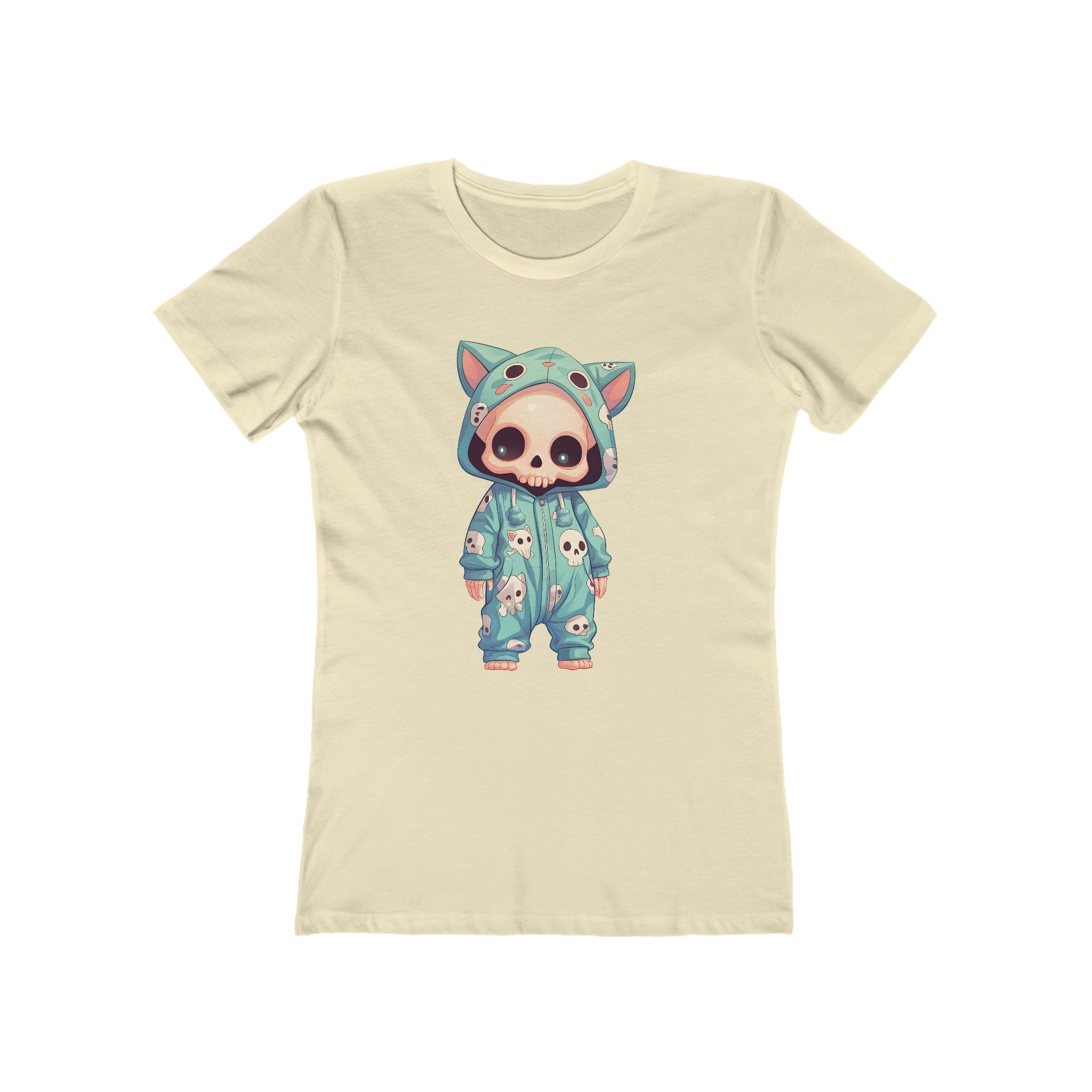 Blue Kitty Onesie Womens L'Atomique Graphic Tee