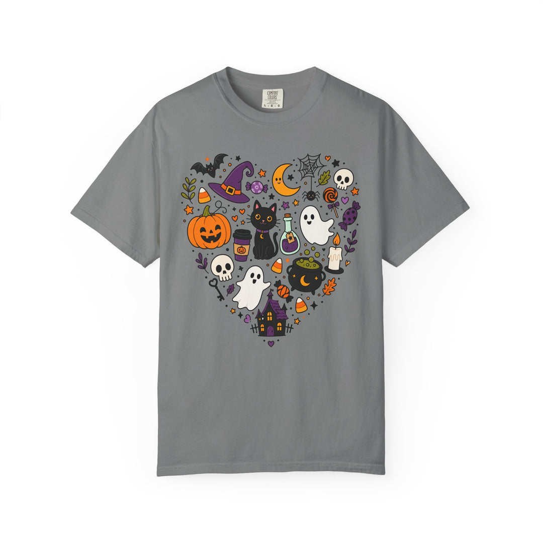 Halloween Heart Cute Spooky Icons Womens WUNDERLAND Halloween Booteek Short Sleeve Tee