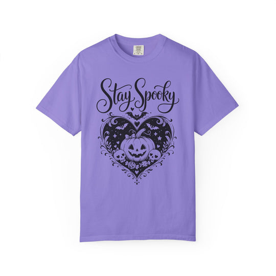 Stay Spooky Pumpkin Heart Womens WUNDERLAND Halloween Booteek Short Sleeve Tee