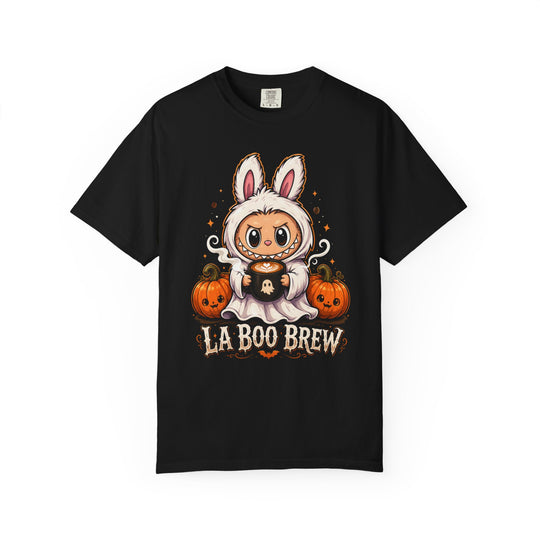 La Boo Brew Womens WUNDERLAND Halloween Booteek Short Sleeve Tee