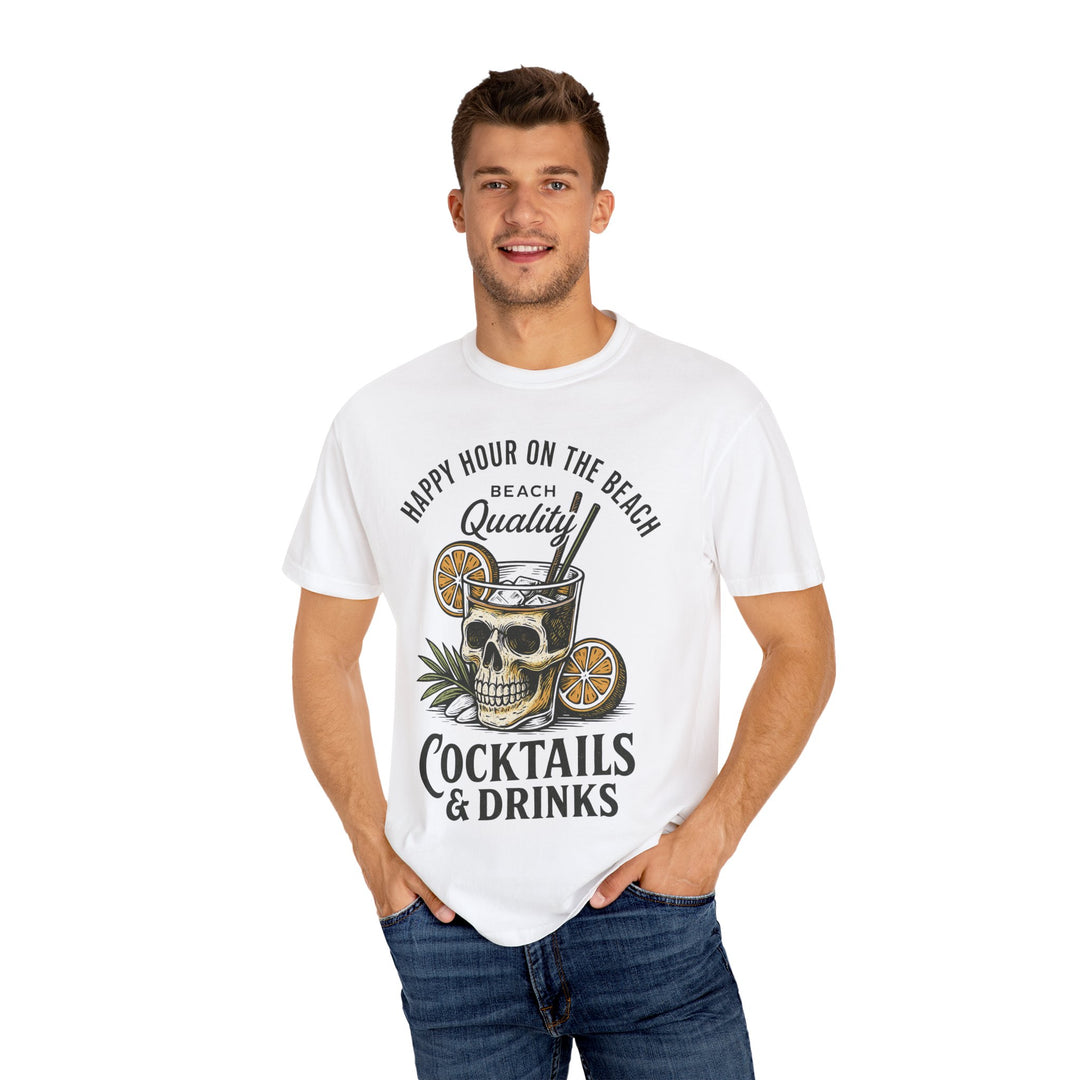 HAPPY HOUR BEACH COCKTAILS Mens WUNDERLAND Short Sleeve Tee
