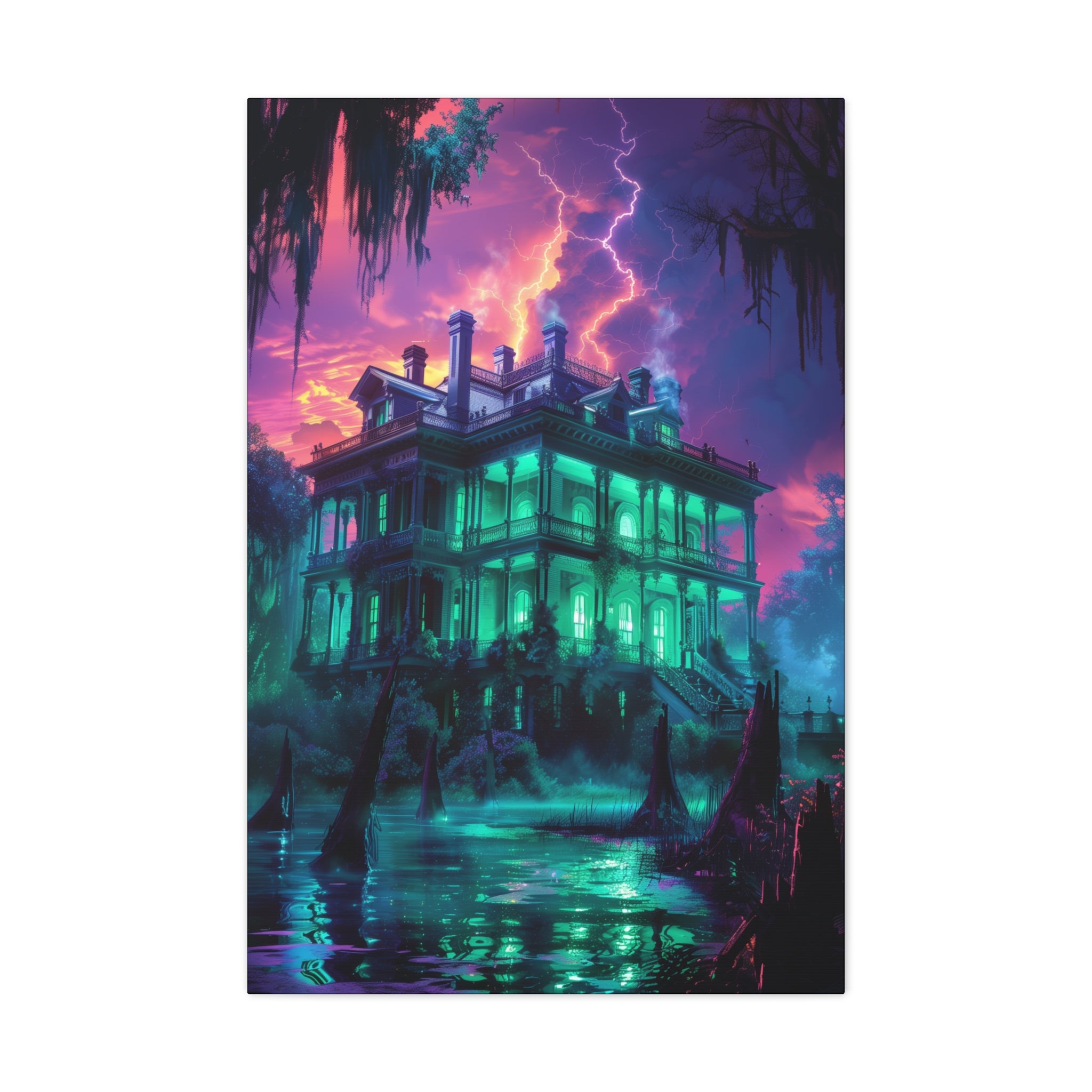 The Haunted Swamp Canvas Print