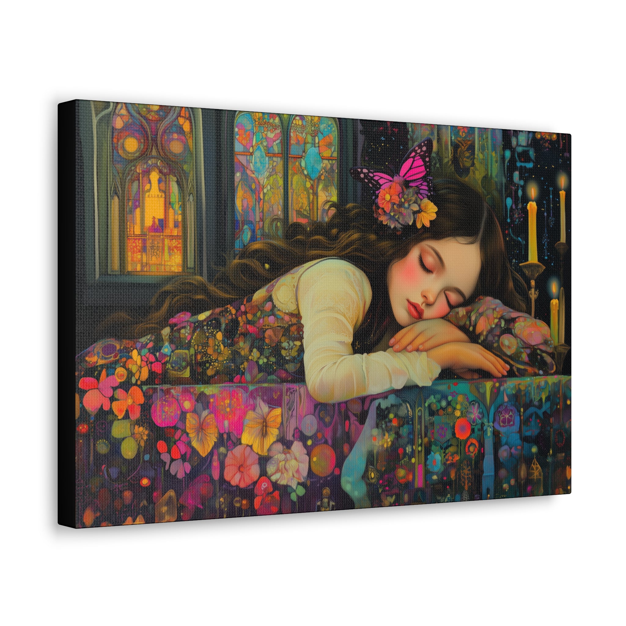 A Dream In Her Sleep Canvas Print