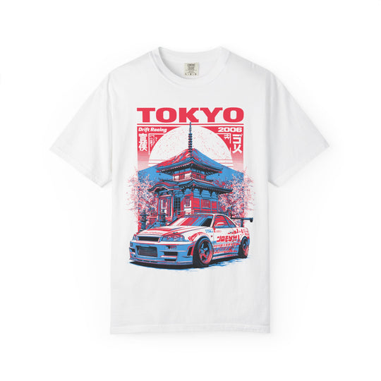 TOKYO Drift Racing Y2K Vintage Mens WUNDERLAND Vibes Short Sleeve Tee